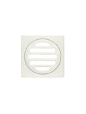 Square Floor Grate Shower Drain 80mm outlet - PVD Brushed Nickel - MP06-80-PVDBN