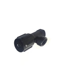 Round Mini Stop Cistern Tap - Matte Black - MP11