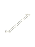 Round Double Towel Rail 900mm - PVD Brushed Nickel - MR01-R90-PVDBN