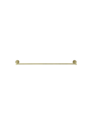Round Single Towel Rail 600mm - PVD Tiger Bronze