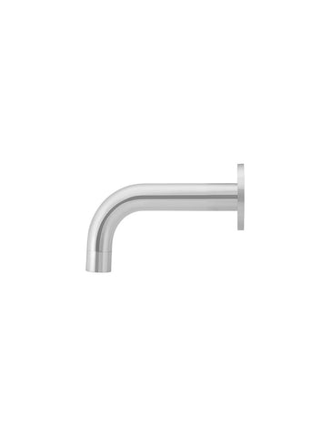 Round Curved Spout 130mm - Polished Chrome