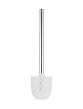 Round Toilet Brush & Holder - Polished Chrome (SKU:MTO01-R-C) by Meir - MTO01-R-C