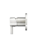 Round Wall Mixer short pin-lever - PVD Brushed Nickel - MW03S-PVDBN