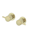 Round Quarter Turn Wall Top Assemblies - PVD Tiger Bronze - MW06-PVDBB