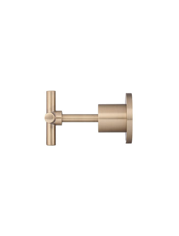 Round Cross Handle Jumper Valve Wall Top Assemblies - Champagne