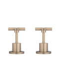 Round Cross Handle Jumper Valve Wall Top Assemblies - Champagne - MW08JL-CH