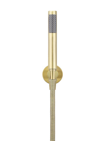 Round Hand Shower on Fixed Bracket - PVD Tiger Bronze