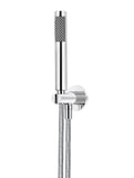 Round Hand Shower on Fixed Bracket - Polished Chrome - MZ08-R-C