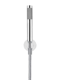Round Hand Shower on Fixed Bracket - Polished Chrome - MZ08-R-C