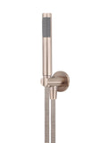 Round Hand Shower on Fixed Bracket - Champagne - MZ08-R-CH