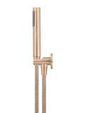 Round Hand Shower on Fixed Bracket - Champagne - MZ08-R-CH