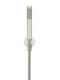 Round Hand Shower on Fixed Bracket - PVD Brushed Nickel - MZ08-R-PVDBN