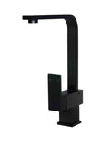 Square Kitchen Mixer Tap - Matte Black - MK01