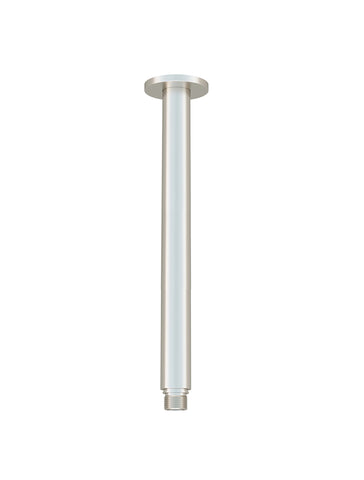 Round Ceiling Shower Arm 300mm - PVD Brushed Nickel