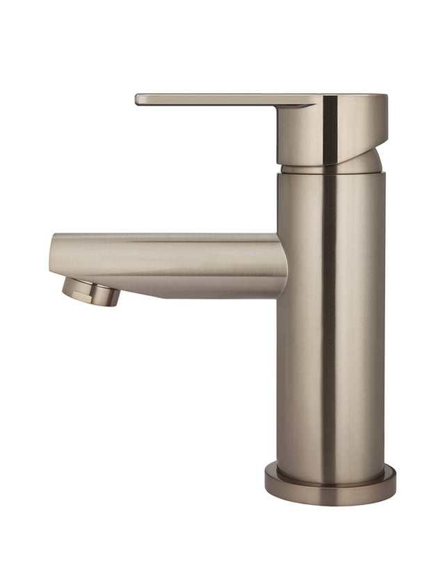 Round Paddle Basin Mixer - Champagne (SKU: MB02PD-CH) by Meir NZ