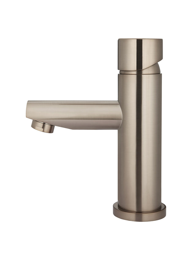 Round Pinless Basin Mixer - Champagne (SKU: MB02PN-CH) by Meir NZ