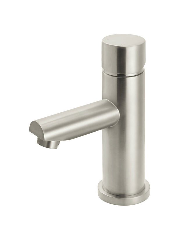 Round Pinless Basin Mixer - PVD Brushed Nickel (SKU: MB02PN-PVDBN) by Meir NZ