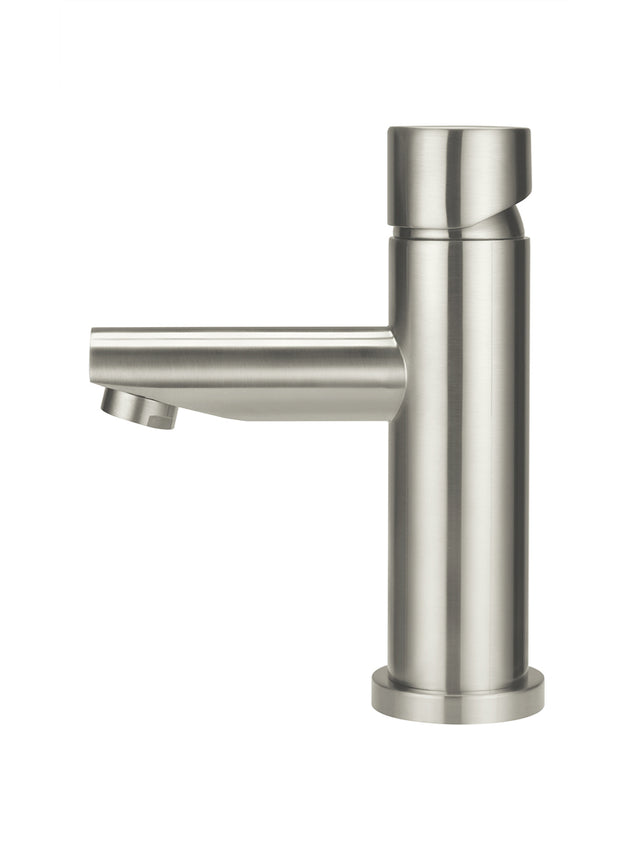 Round Pinless Basin Mixer - PVD Brushed Nickel (SKU: MB02PN-PVDBN) by Meir NZ