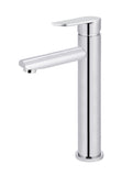 Round Paddle Tall Basin Mixer - Polished Chrome - MB04PD-R2-C