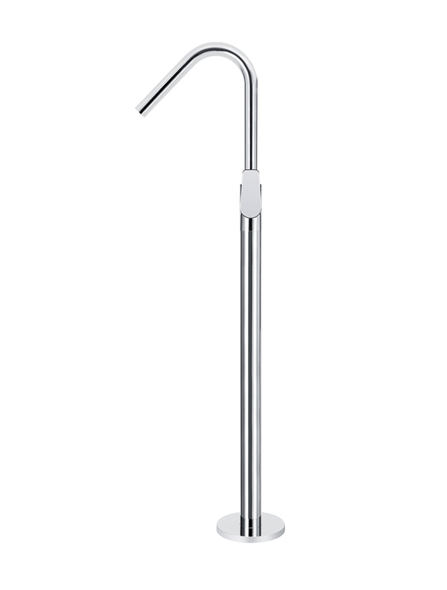Round Paddle Freestanding Bath Spout and Hand Shower - Polished Chrome (SKU: MB09PD-C) by Meir NZ