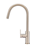 Round Paddle Piccola Pull Out Kitchen Mixer Tap - Champagne - MK17PD-CH