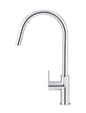 Round Paddle Piccola Pull Out Kitchen Mixer Tap - Polished Chrome - MK17PD-C