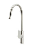 Round Paddle Piccola Pull Out Kitchen Mixer Tap - PVD Brushed Nickel - MK17PD-PVDBN