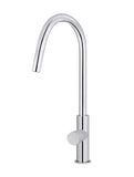 Round Pinless Piccola Pull Out Kitchen Mixer Tap - Polished Chrome - MK17PN-C