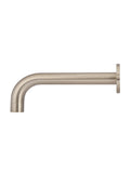 Round Curved Bath Spout - Champagne - MS05-CH