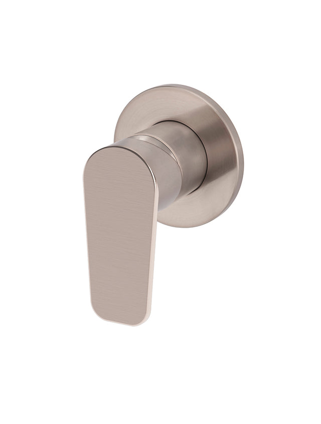 Round Paddle Wall Mixer - Champagne (SKU: MW03PD-CH) by Meir NZ