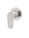 Round Paddle Wall Mixer - PVD Brushed Nickel - MW03PD-PVDBN