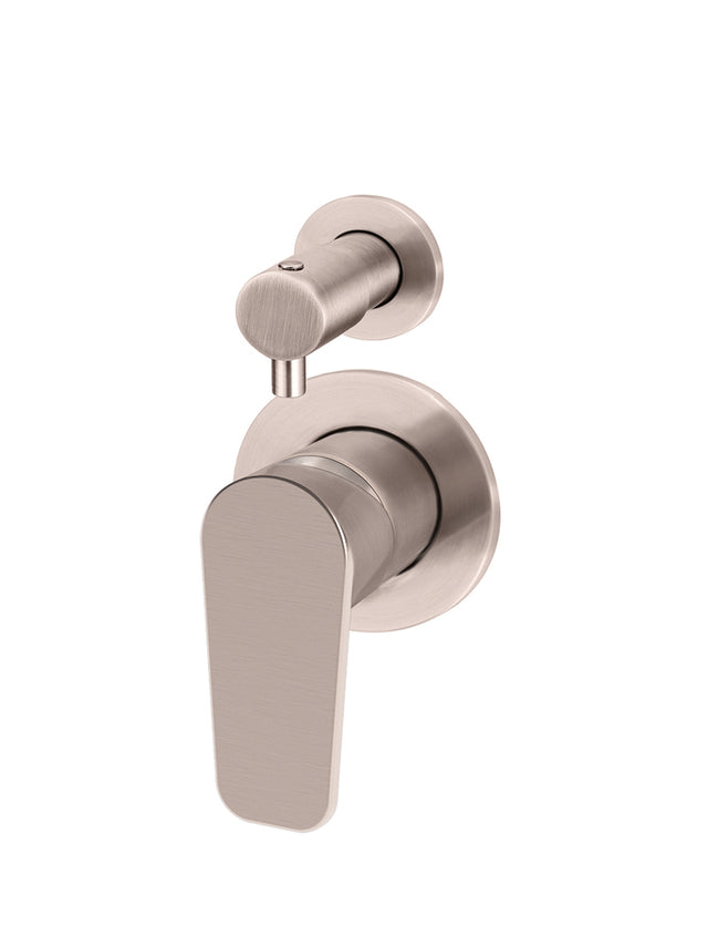Round Paddle Diverter Mixer - Champagne (SKU: MW07TSPD-CH) by Meir NZ
