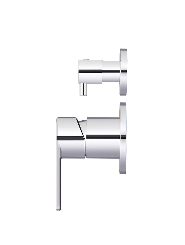 Round Paddle Diverter Mixer - Polished Chrome (SKU: MW07TSPD-C) by Meir NZ