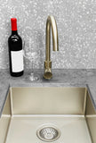 Kitchen Sink - Single Bowl 380 x 440 - PVD Brushed Nickel - MKSP-S380440-NK