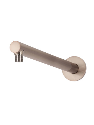 Round Wall Shower Arm 400mm - Champagne