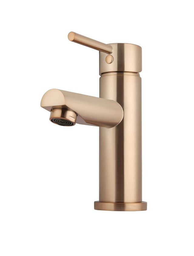 Round Basin Mixer - Champagne (SKU: MB02-CH) by Meir