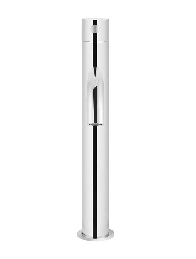 Piccola Tall Basin Mixer Tap with 130mm Spout - Polished Chrome (SKU: MB03XL.01-C) by Meir