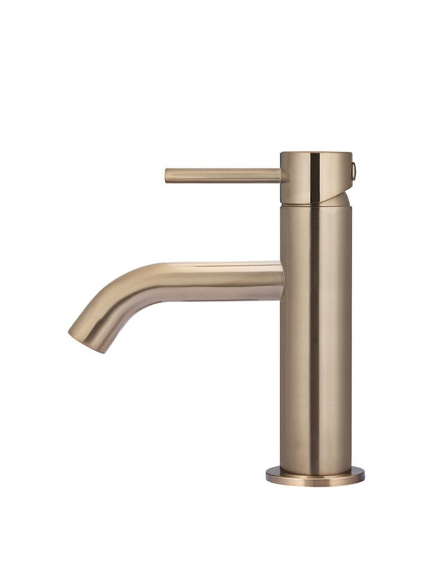 Piccola Basin Mixer Tap - Champagne (SKU: MB03XS-CH) by Meir
