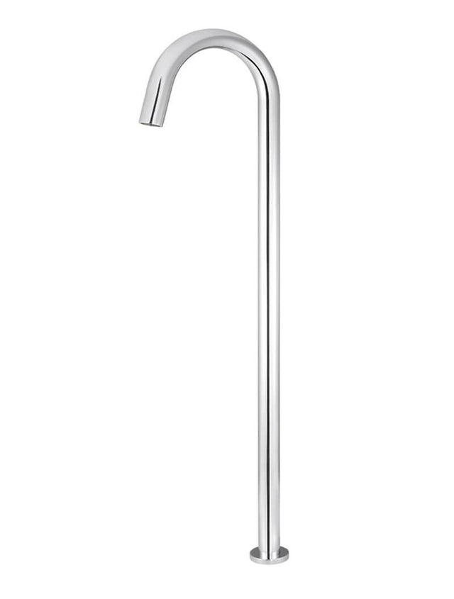 Round Freestanding Bath Spout - Polished Chrome (SKU: MB06-C) by Meir