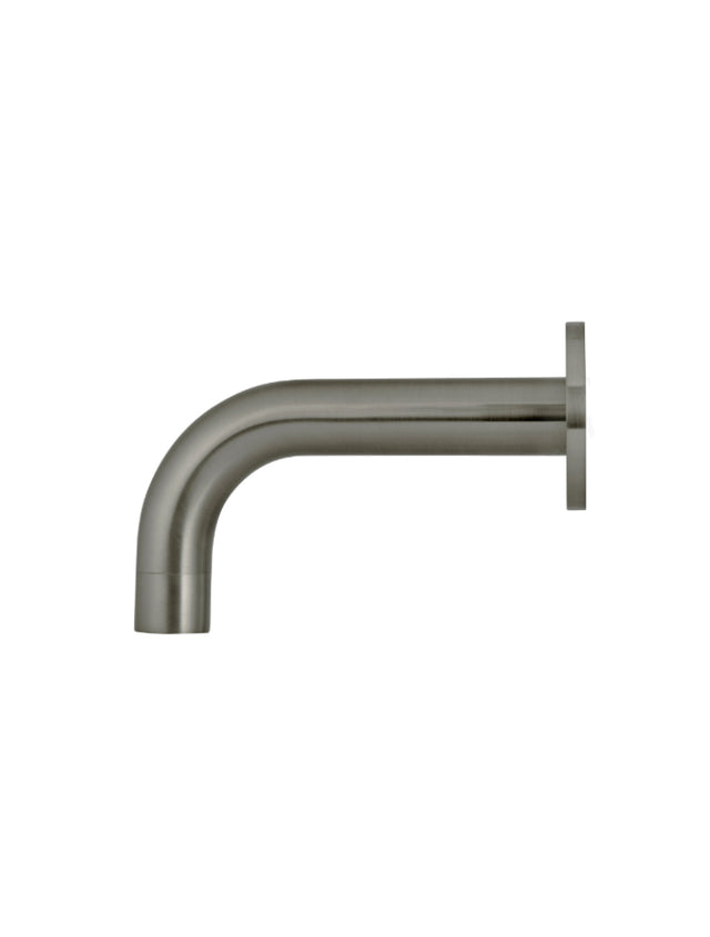 Round Curved Spout 130mm - Shadow (SKU: MS05-130-PVDGM) by Meir