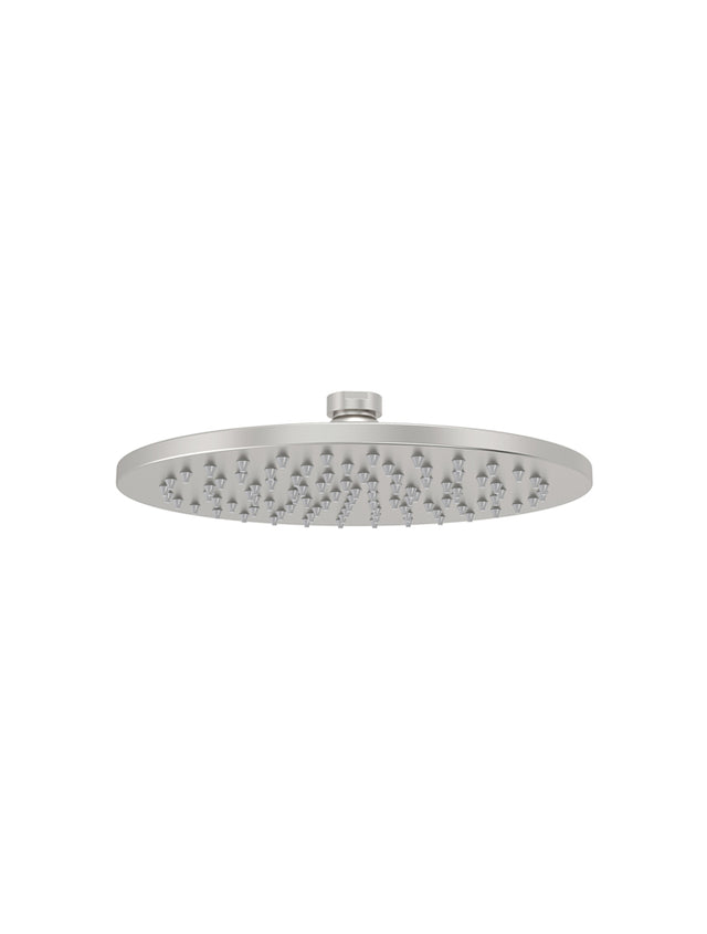 Round Shower Rose 200mm - PVD Brushed Nickel (SKU: MH04-PVDBN) by Meir NZ