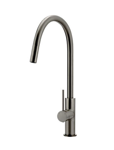 Round Piccola Pull Out Kitchen Mixer Tap - Shadow