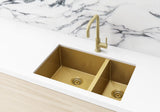 Kitchen Sink - One and Half Bowl 670 x 440 - Brushed Bronze Gold - MKSP-D670440-BB