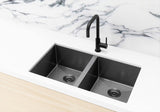 Kitchen Sink - Double Bowl 760 x 440 - Gunmetal Black - MKSP-D760440-GM