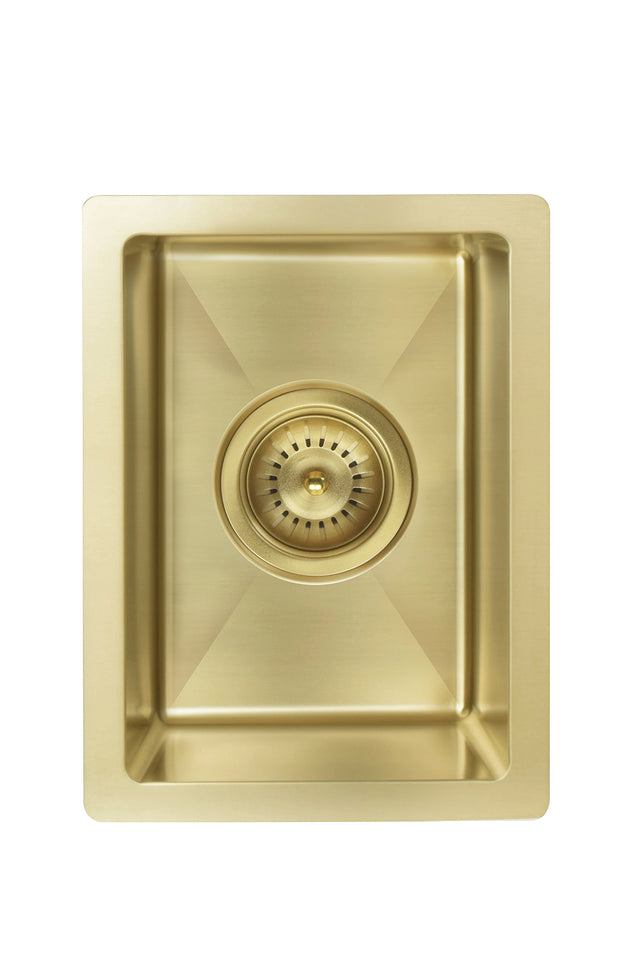 Bar Sink - Single Bowl 382 x 272 - Brushed Bronze Gold (SKU: MKSP-S322222-BB) by Meir