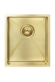 Kitchen Sink - Single Bowl 380 x 440 - Brushed Bronze Gold - MKSP-S380440-BB
