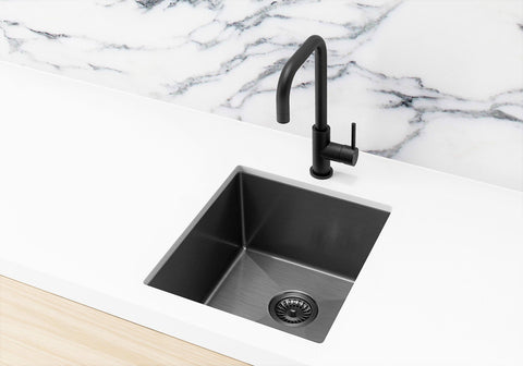 Kitchen Sink - Single Bowl 380 x 440 - Gunmetal Black