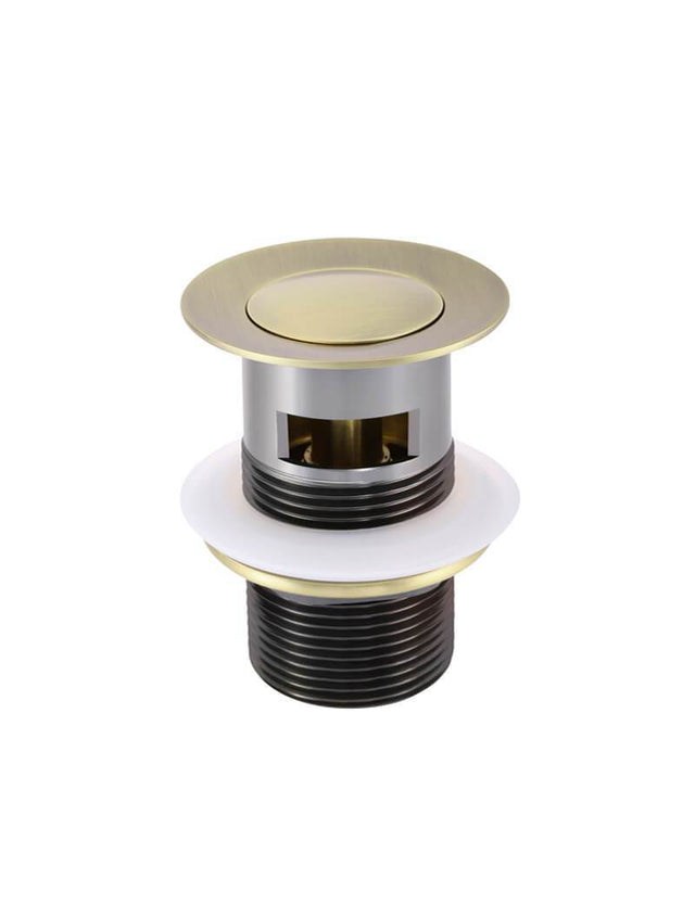 Basin Pop Up Waste 32mm - Overflow / Slotted - PVD Tiger Bronze (SKU: MP04-A-PVDBB) by Meir