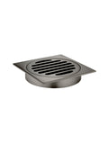 Square Floor Grate Shower Drain 100mm outlet - Shadow - MP06-100-PVDGM