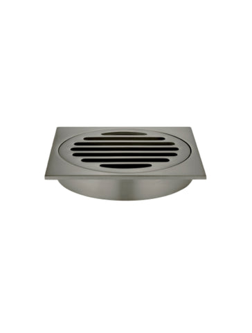 Square Floor Grate Shower Drain 100mm outlet - Shadow